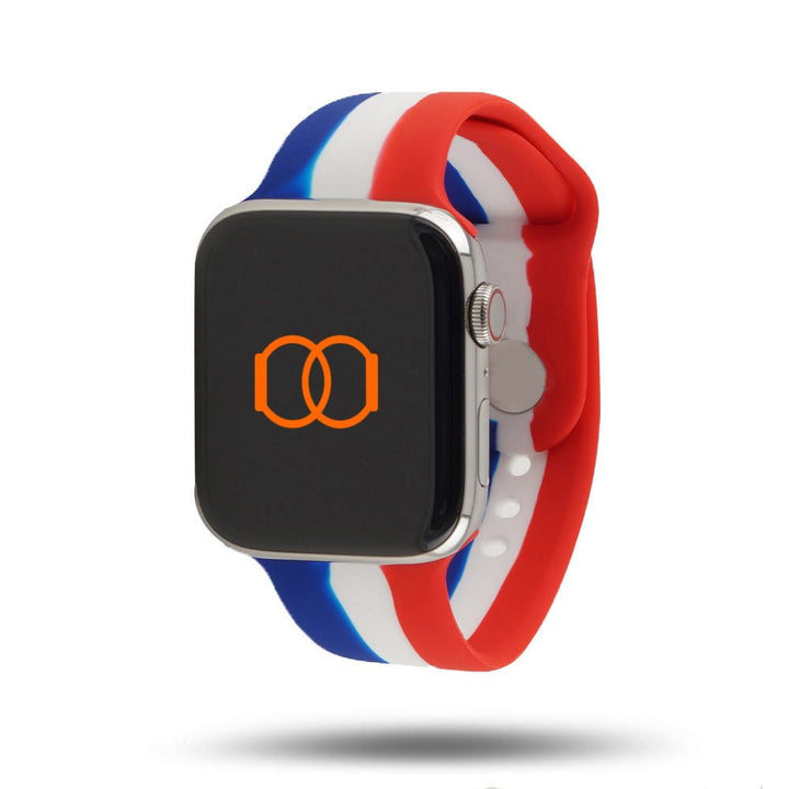 Bracelet sport édition spéciale Band-Band - Drapeau France Apple Watch - France 46 / 49 mm