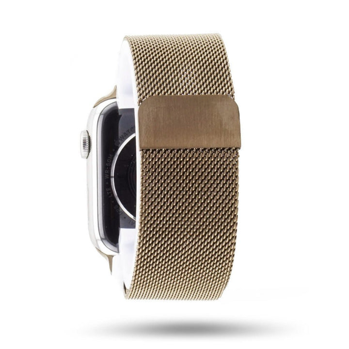 Bracelet Apple Watch milanais acier inoxydable - Or Series 6 42 mm