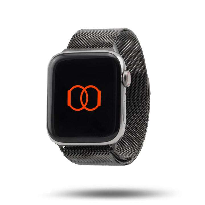 Bracelet Apple Watch milanais acier inoxydable - Graphite 42 mm