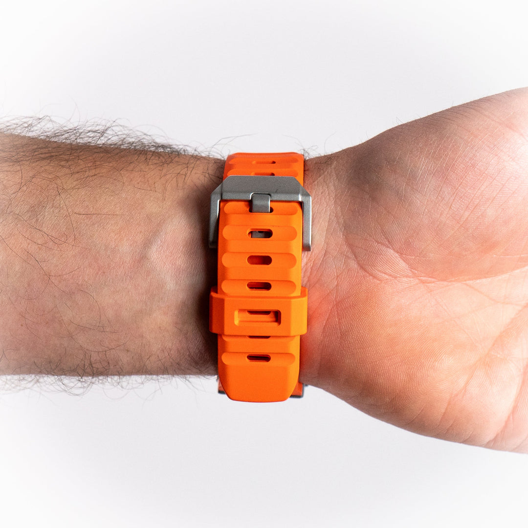 Space Explorer - Orange 46 / 49 mm - Adaptateurs Apple Watch Naturel