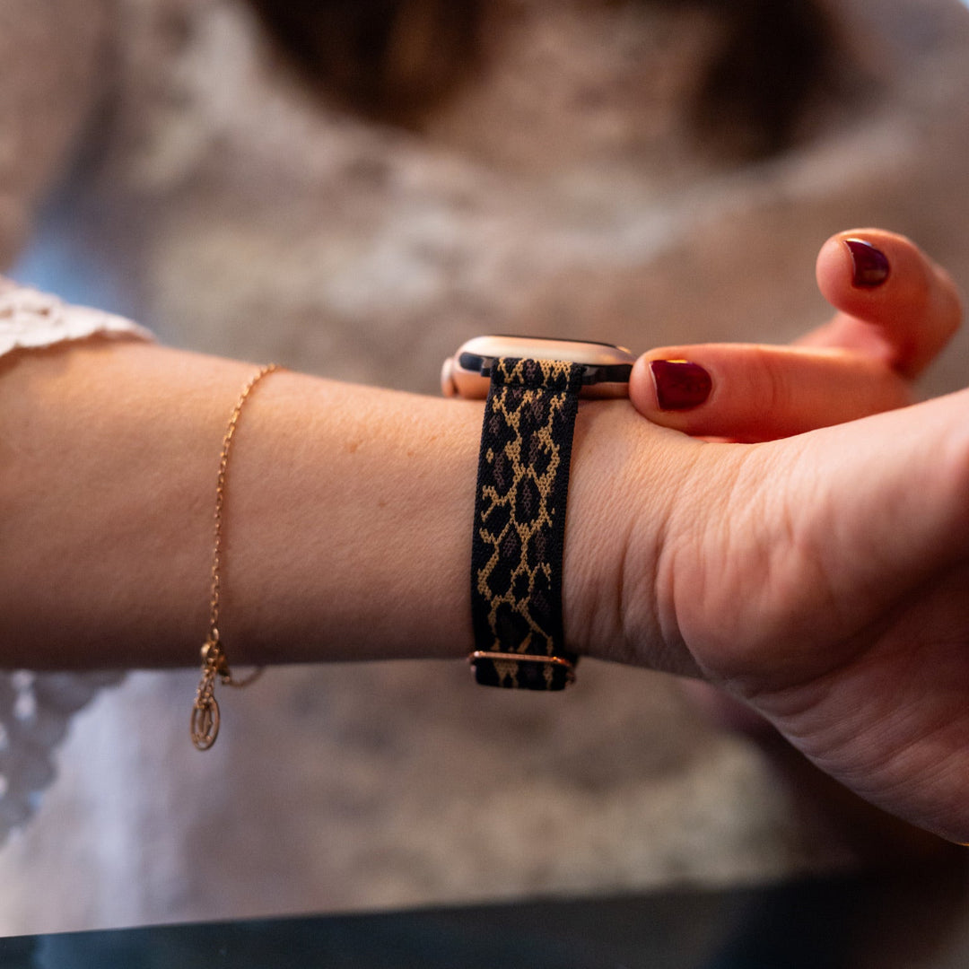 Boucle Essentielle Slim Leopard 42 mm