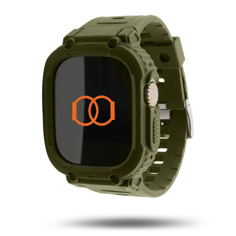 Rogue Explorer - Bracelet Apple Watch Aventure - Kaki Ultra 49 mm