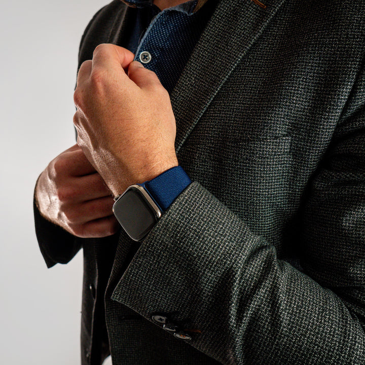 Boucle Essentielle Marine - Boucle bleue - 42 mm