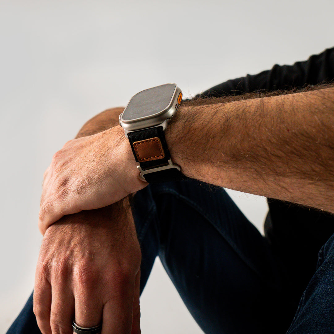 Bracelet Trekk Noir / Marron 46 / 49 mm