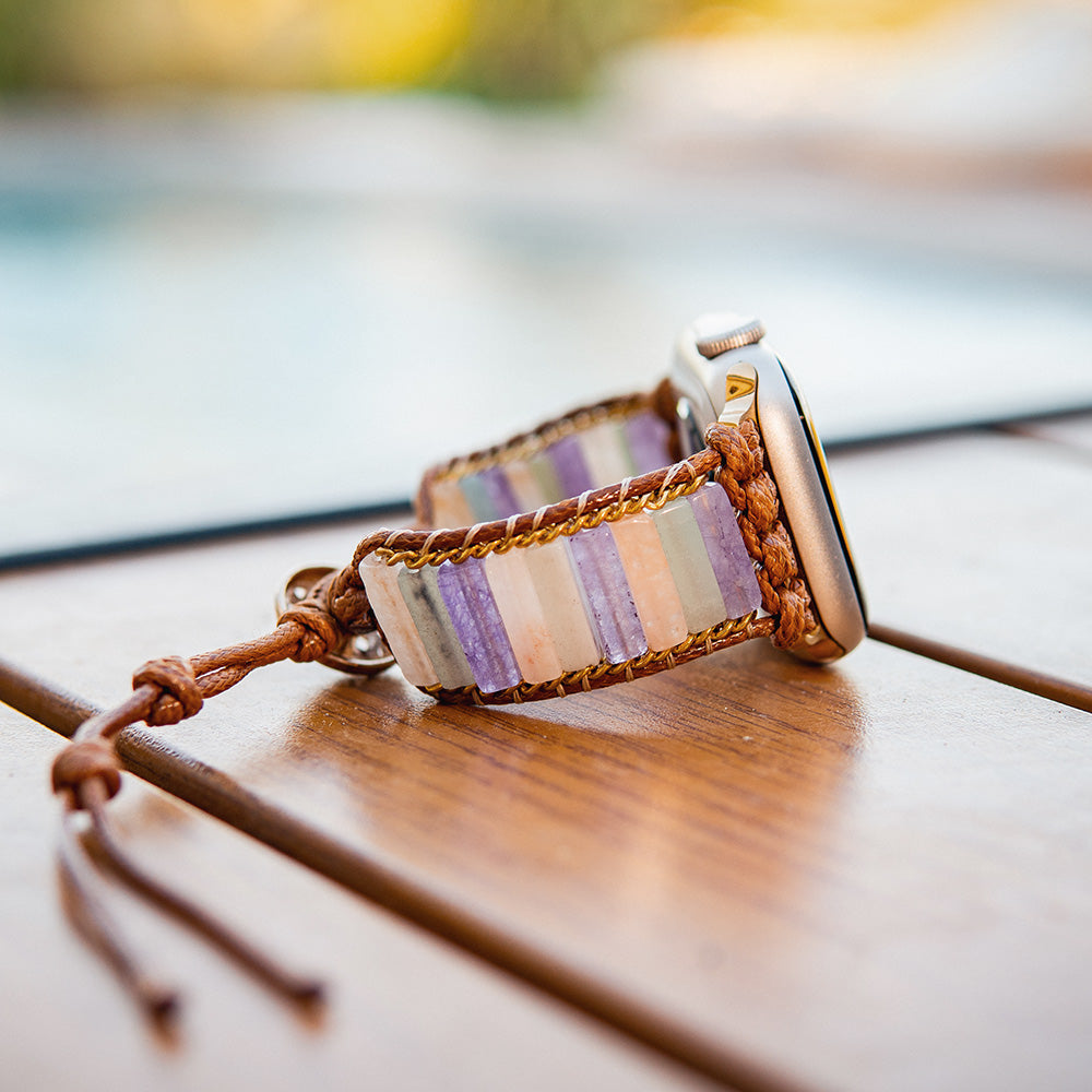 Boho - Bracelet Apple Watch bohème - Rio 42 mm