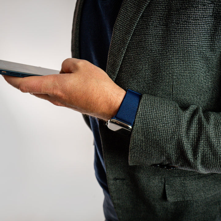 Boucle Essentielle Marine - Boucle bleue - 42 mm