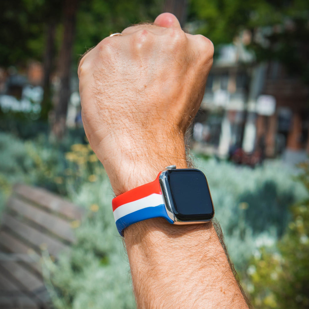 Bracelet sport édition spéciale Band-Band - Drapeau France Apple Watch - France 46 / 49 mm
