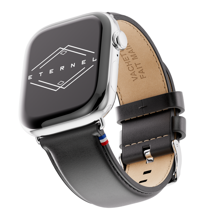 Richelieu - Bracelet Apple Watch noir 46 / 49 mm
