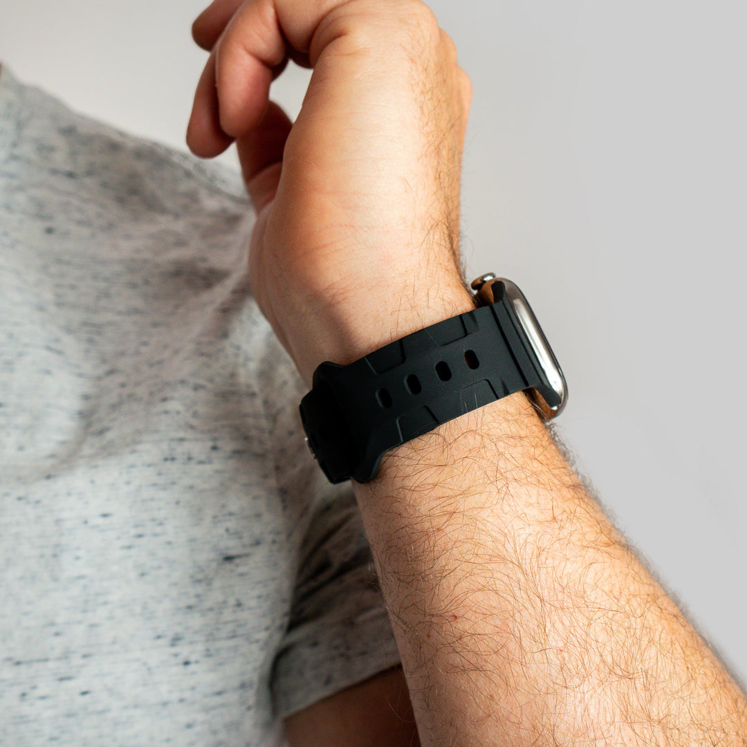 Bracelet Raid Noir 42 mm