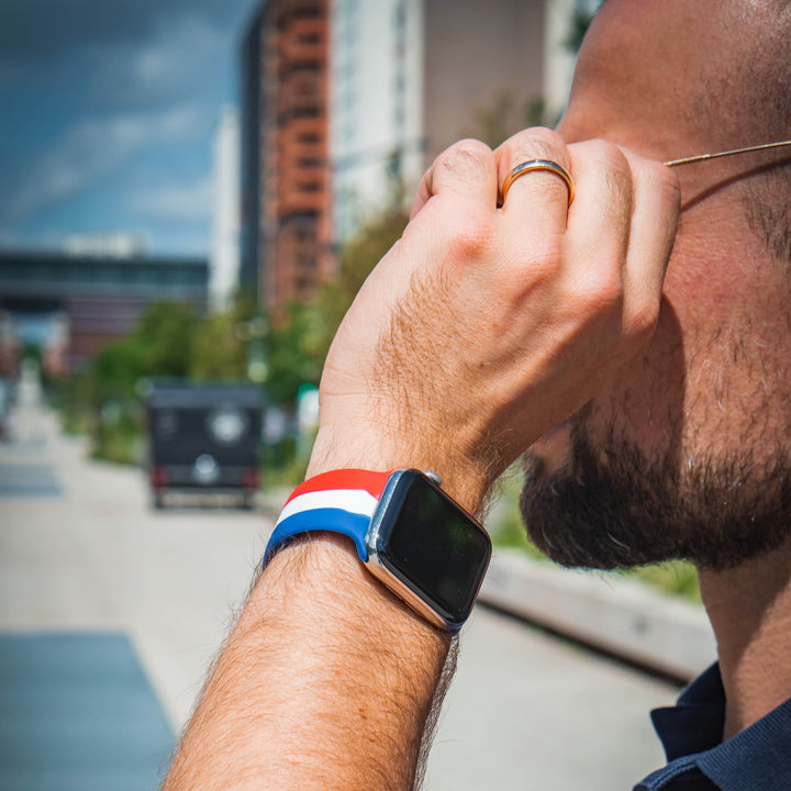 Bracelet sport édition spéciale Band-Band - Drapeau France Apple Watch - France 46 / 49 mm