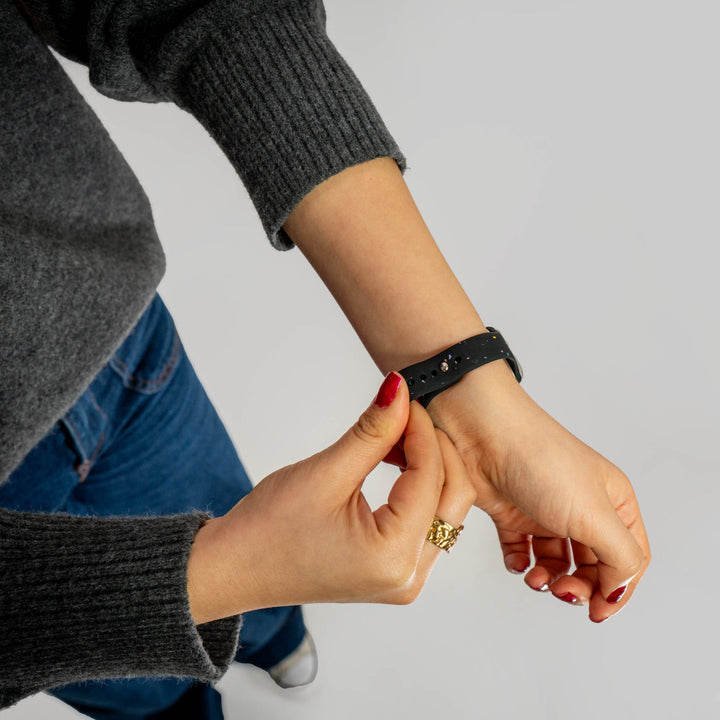 Bracelet Sport Slim Noir 42 mm