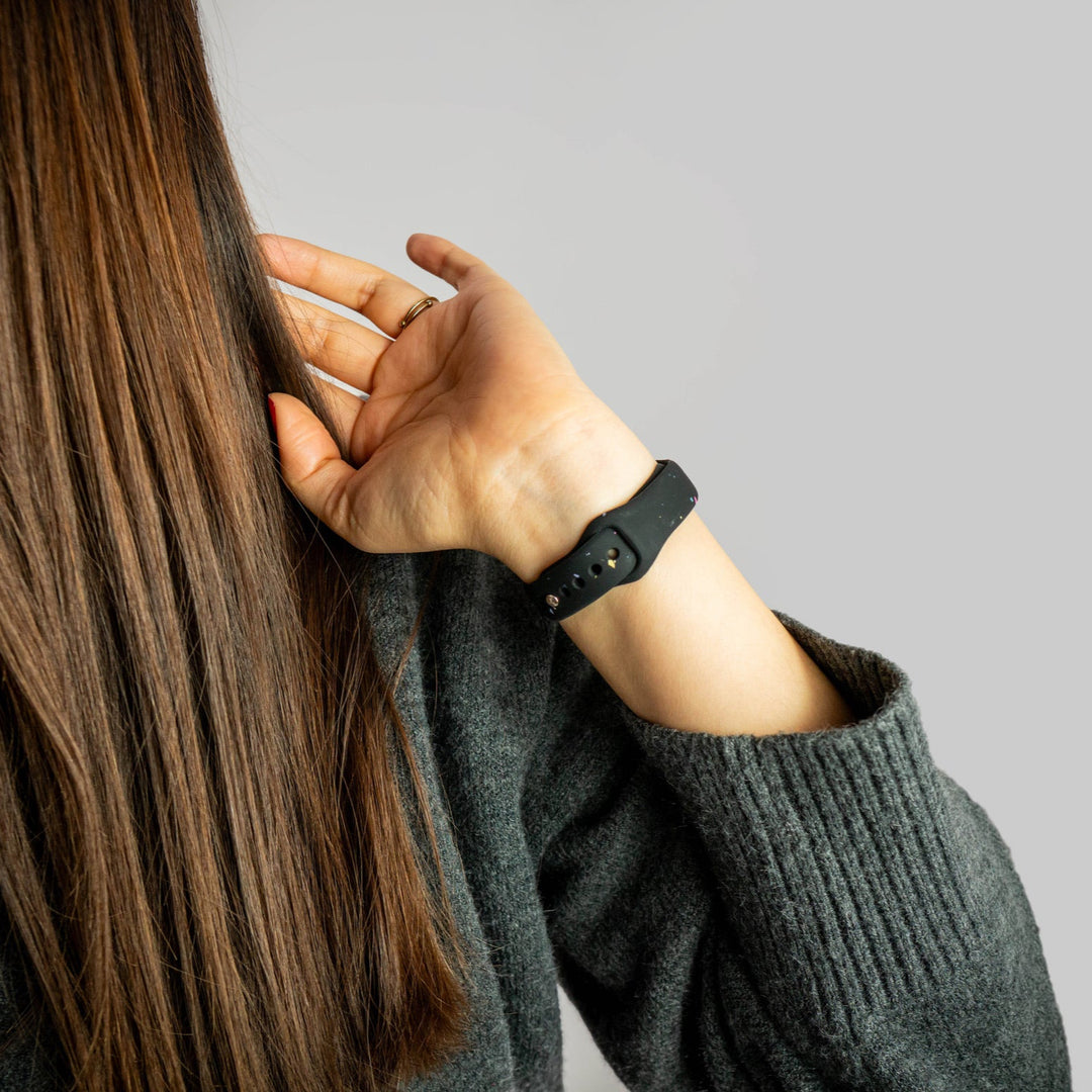 Bracelet Sport Slim Noir 42 mm