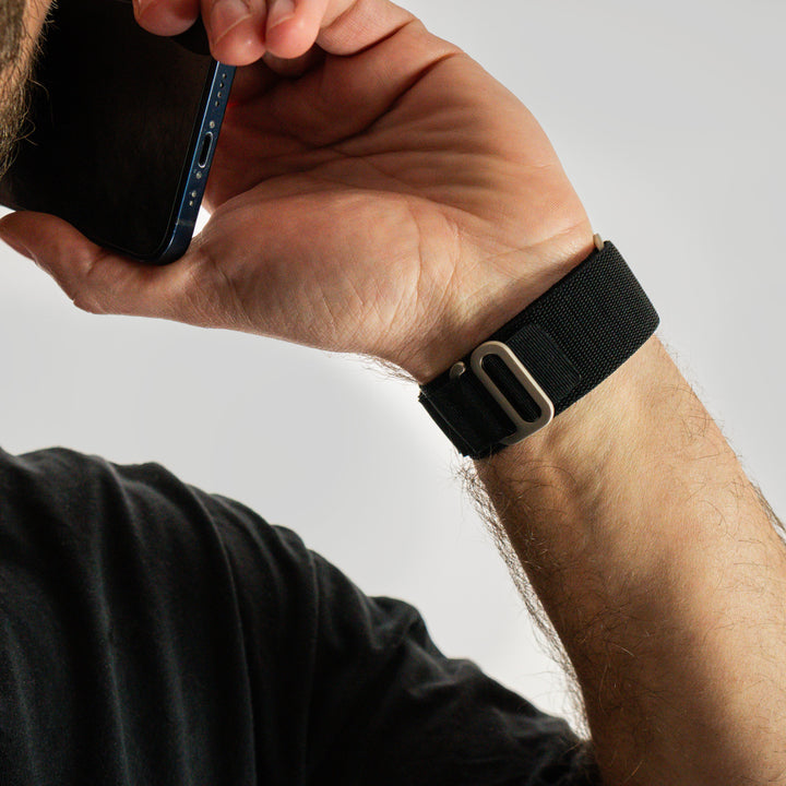 Bracelet Trekk Noir / Marron 46 / 49 mm