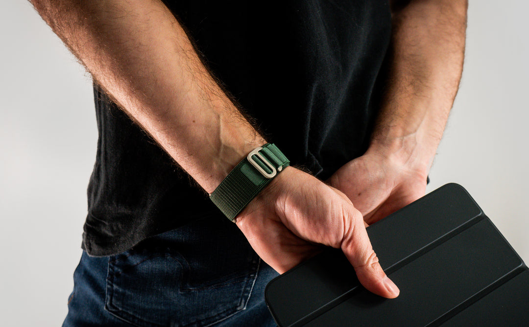 Bracelet Trekk Vert / Marron 46 / 49 mm