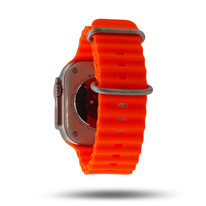 Océan - Bracelet Apple Watch aventure - Orange 46 / 49 mm Adaptateurs Apple Watch Naturel