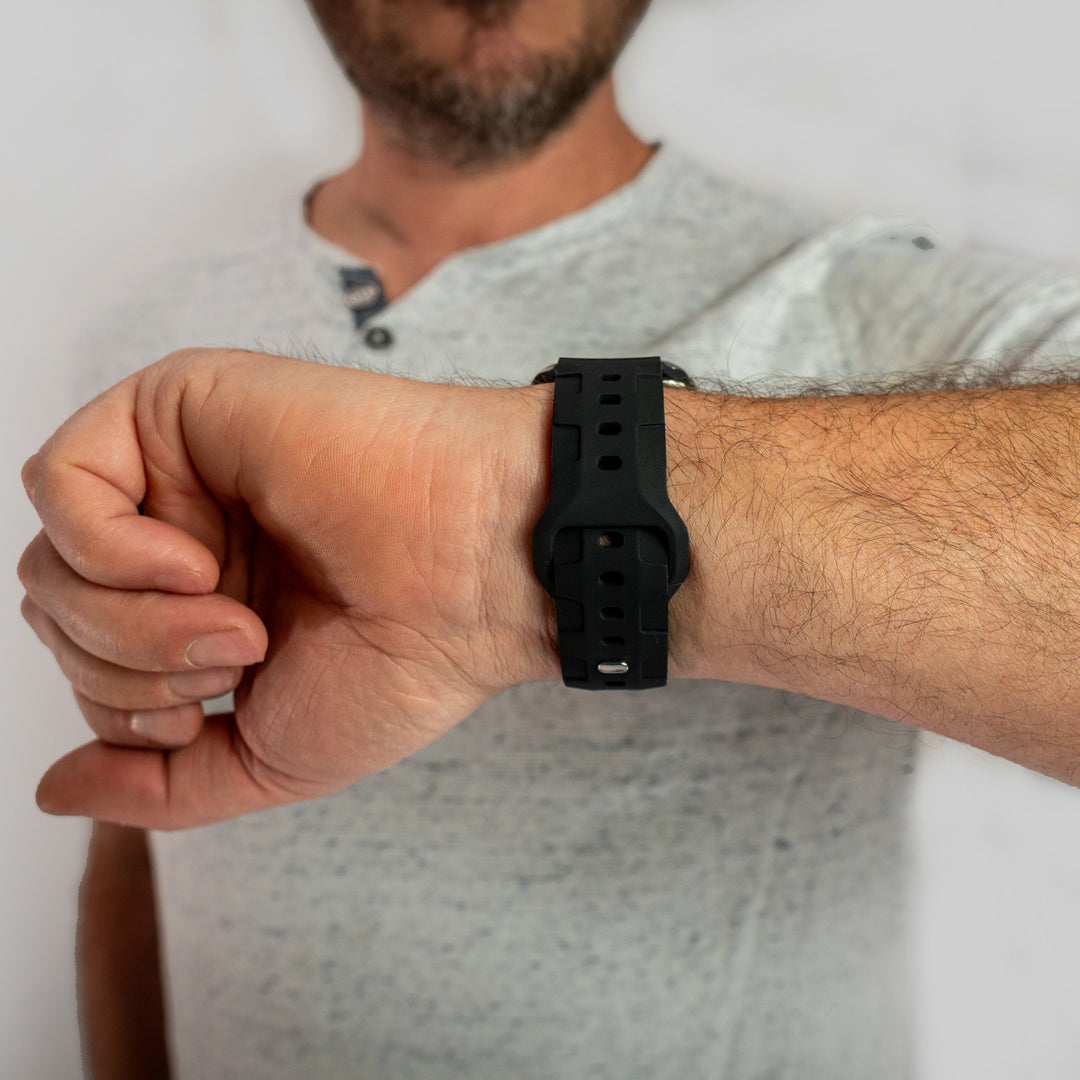 Bracelet Raid Noir 42 mm