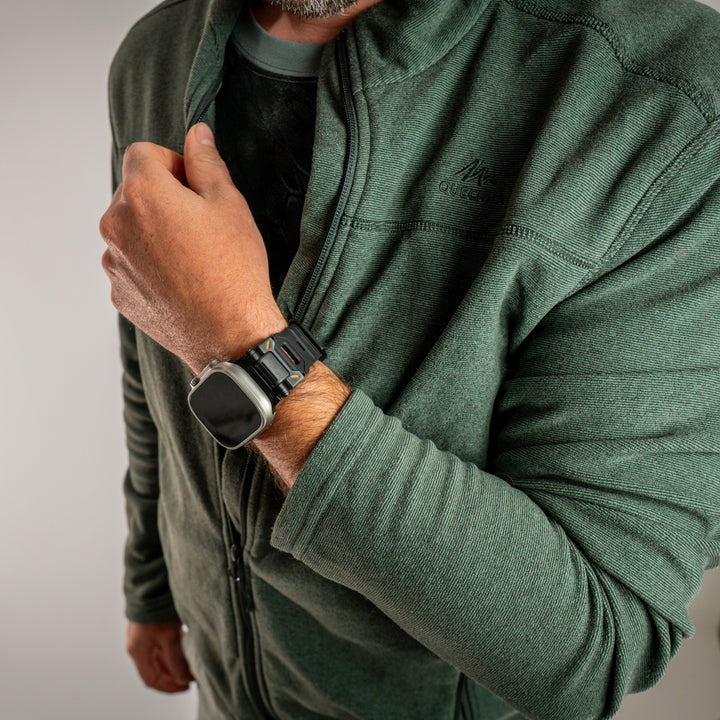 Space Explorer - Noir 46 / 49 mm - Adaptateurs Apple Watch Noir