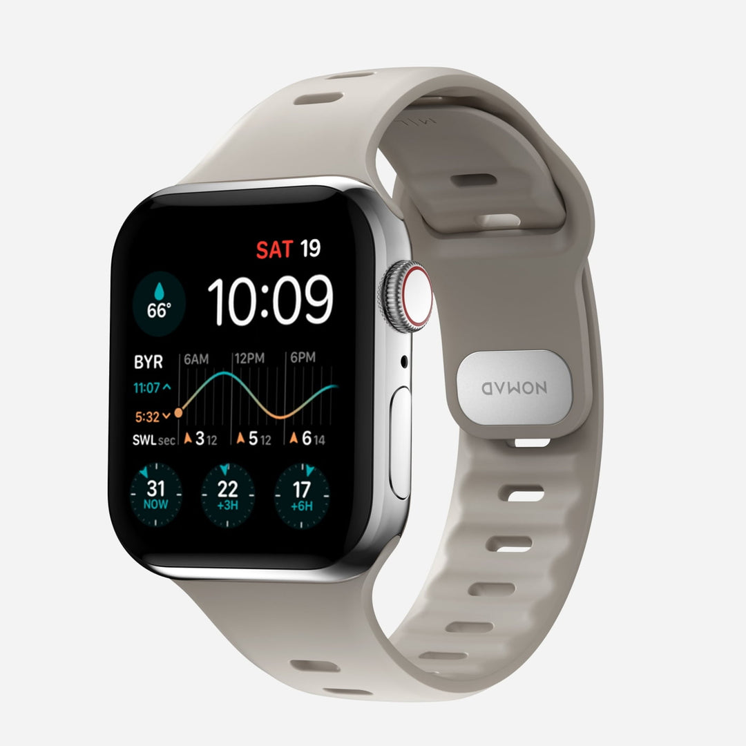 Nomad - Sport Slim Band Waterproof - Bracelet Sport Apple Watch - Bone 46 / 49 mm