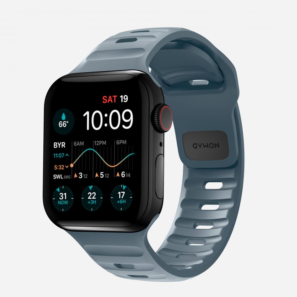 Nomad - Sport Band Waterproof - Bracelet silicone Apple Watch - Marine bleu 42 mm
