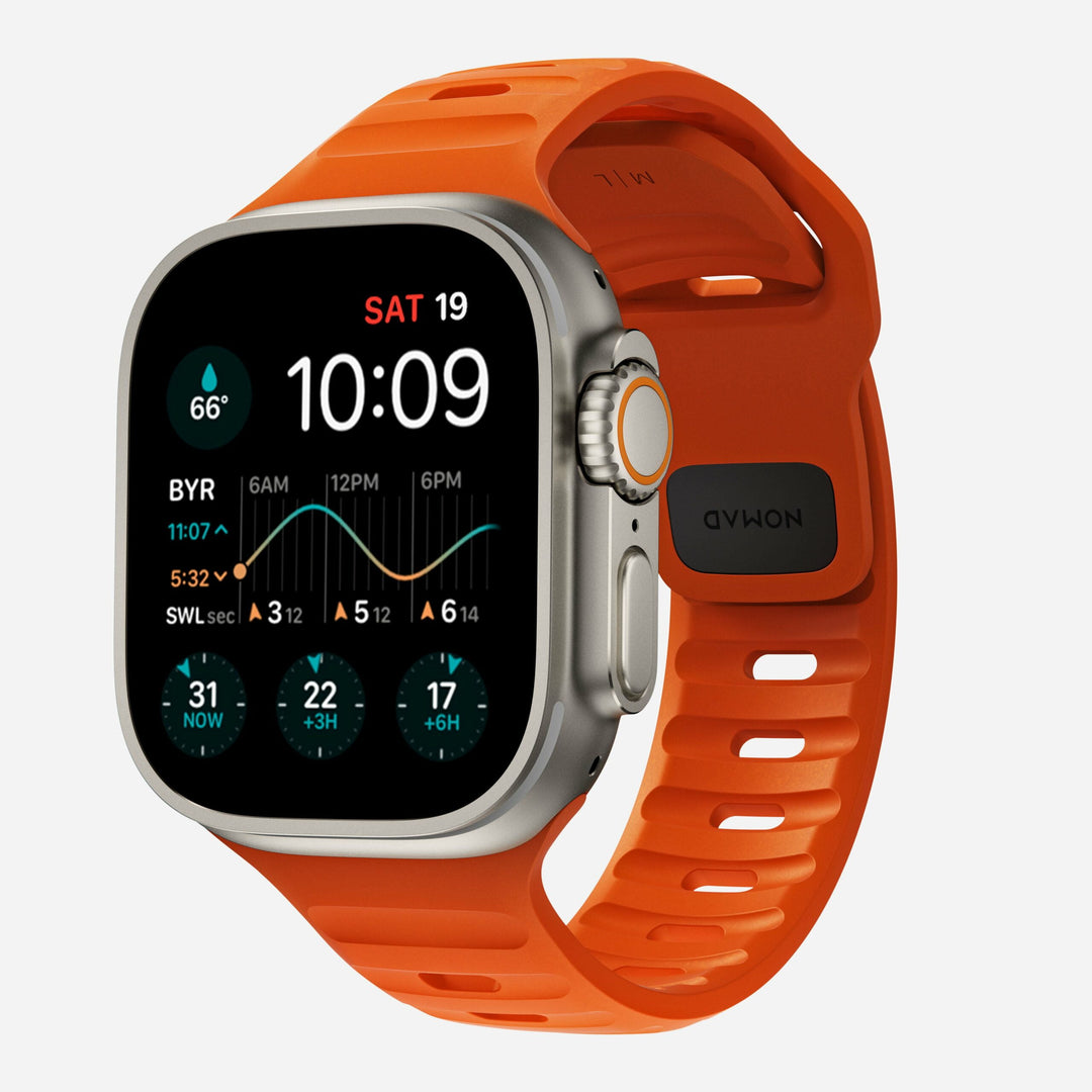 Nomad - Sport Band Waterproof - Bracelet silicone Apple Watch - Ultra Orange 46 / 49 mm