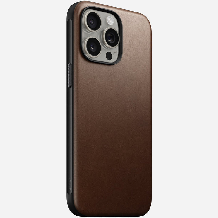 Nomad - Coque Modern Cuir - iPhone 15 Pro Max - Brown