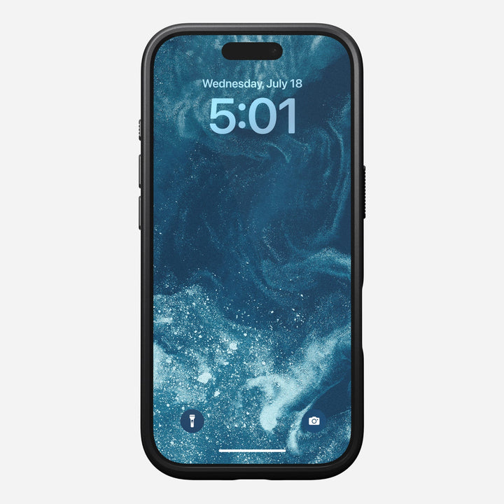 Nomad - Coque Modern Cuir - iPhone 16 Pro - Black
