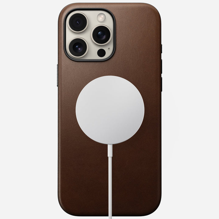 Nomad - Coque Modern Cuir - iPhone 16 Pro Max - Brown