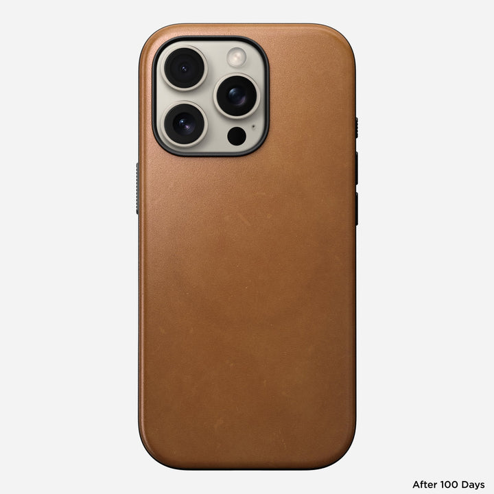 Nomad - Coque Modern Cuir - iPhone 16 Pro - English Tan