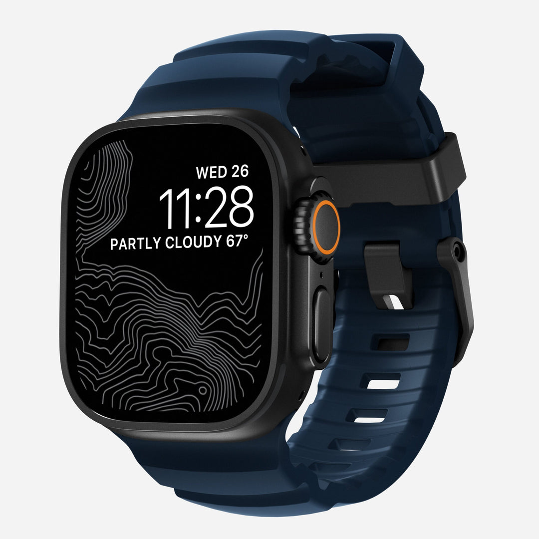 Nomad - Rocky Point Band - Atlantic 46 / 49 mm Adaptateurs Apple Watch Black
