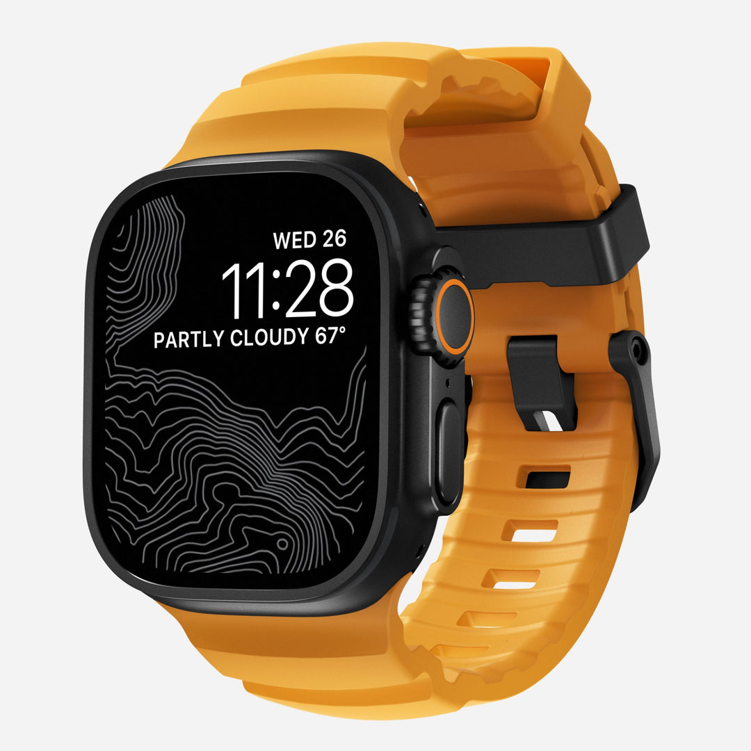 Nomad - Rocky Point Band - Sol 46 / 49 mm Adaptateurs Apple Watch Black