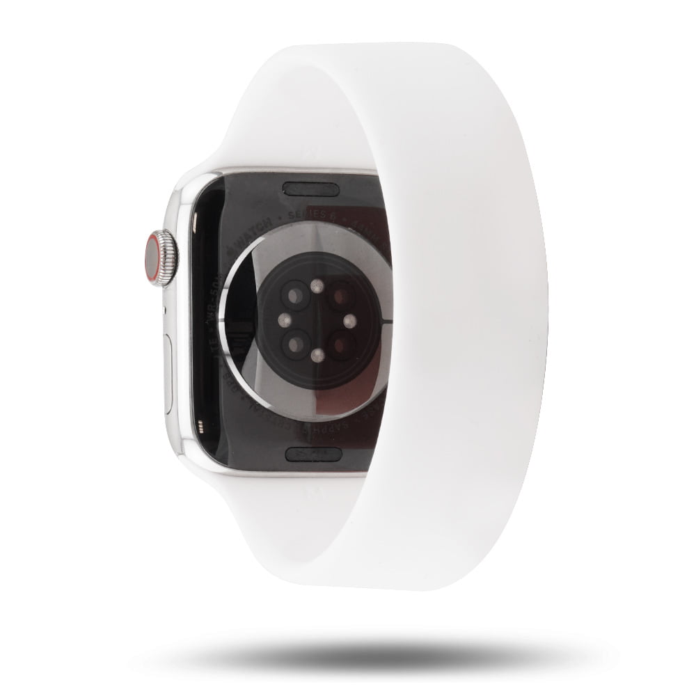Boucle unique – Bracelet sport – Apple Watch - Blanc 46 / 49 mm M