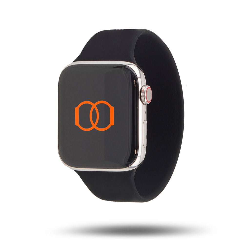 Boucle unique – Bracelet sport – Apple Watch - Noir 42 mm L