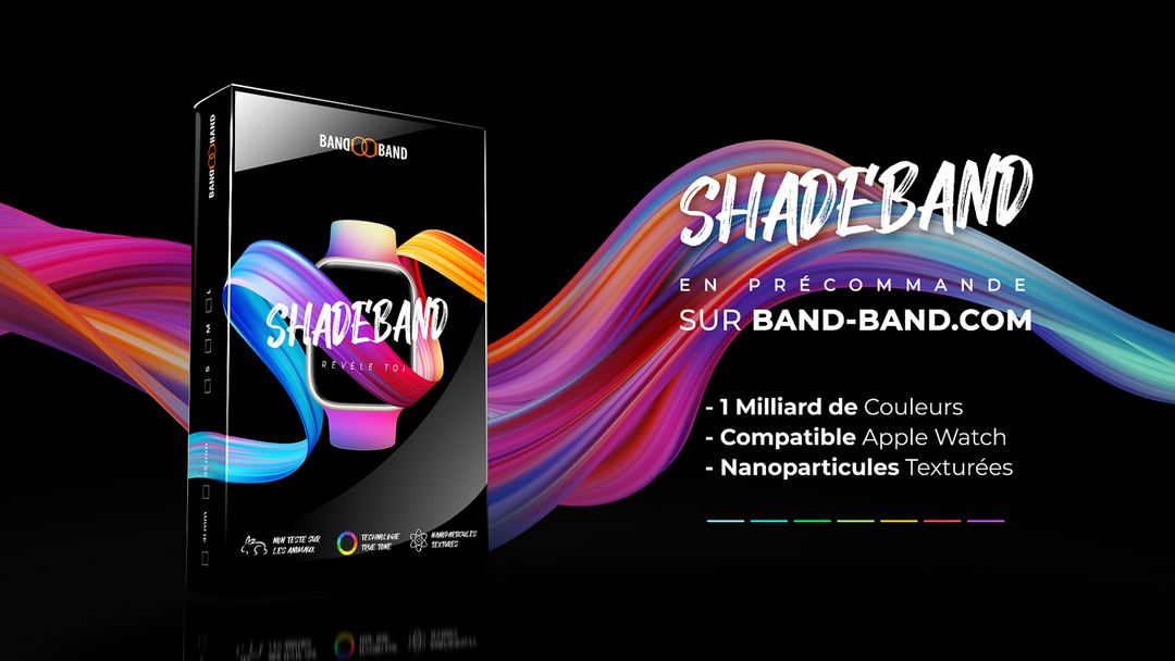 Band-Band invente ShadeBand : le bracelet Apple Watch qui change de couleur