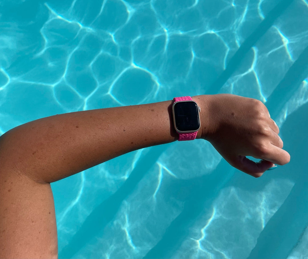 Bracelet Apple Watch piscine