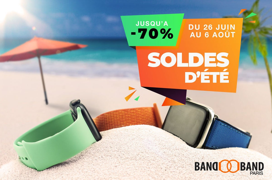 Soldes d'été 2019 : Jusqu'à -70% sur les bracelets et accessoires Apple Watch