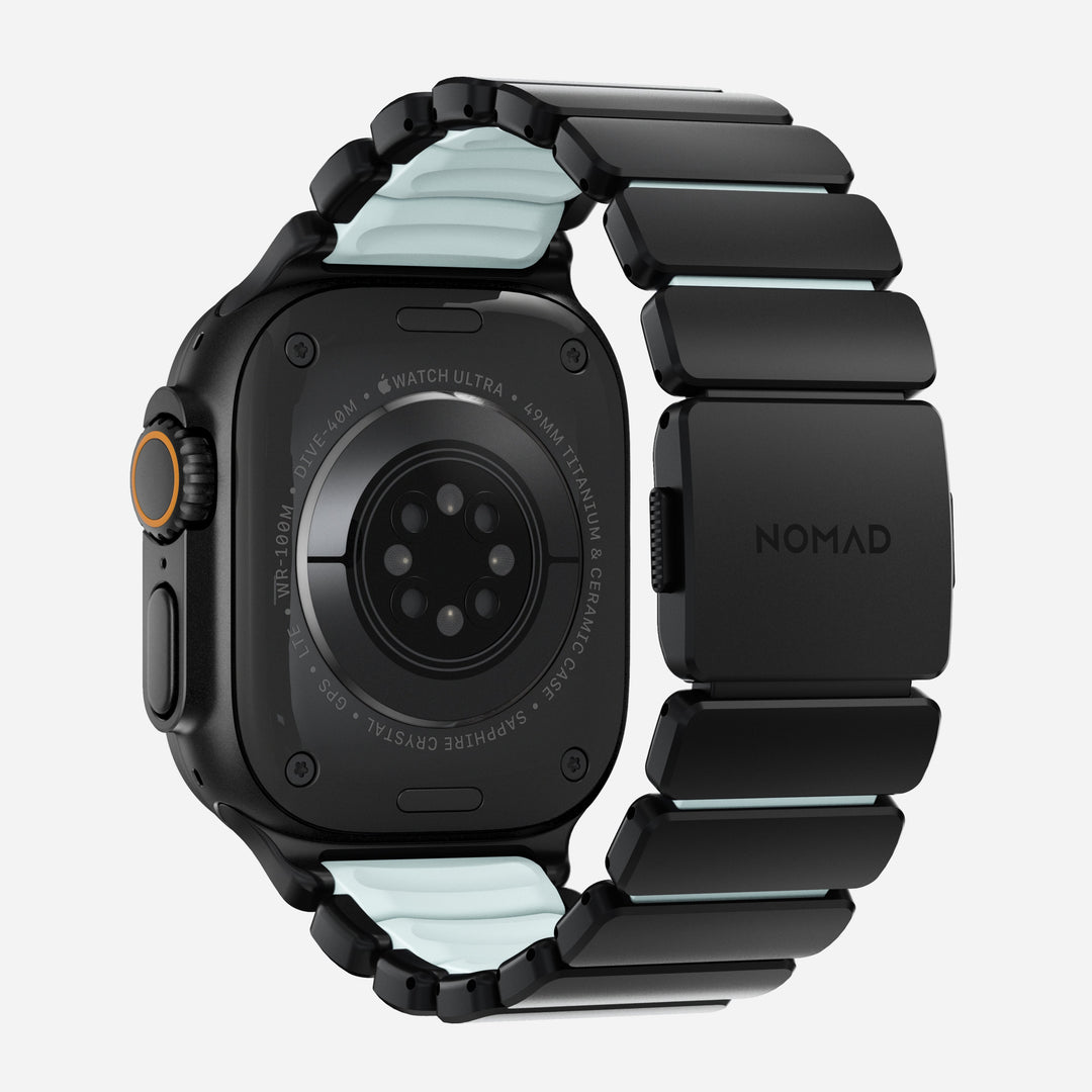 Nomad - Stratos Band - Black Titanium - Icy Blow Glow 44mm 45mm 46mm 49mm