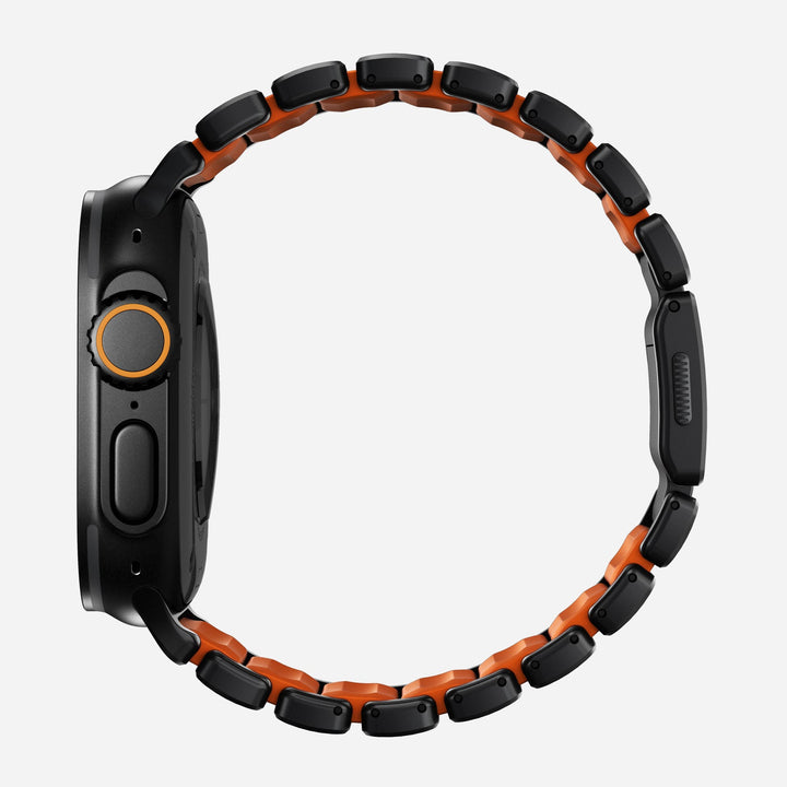 Nomad - Stratos Band - Black Titanium - Ultra Orange FKM 45 / 46 / 49 mm