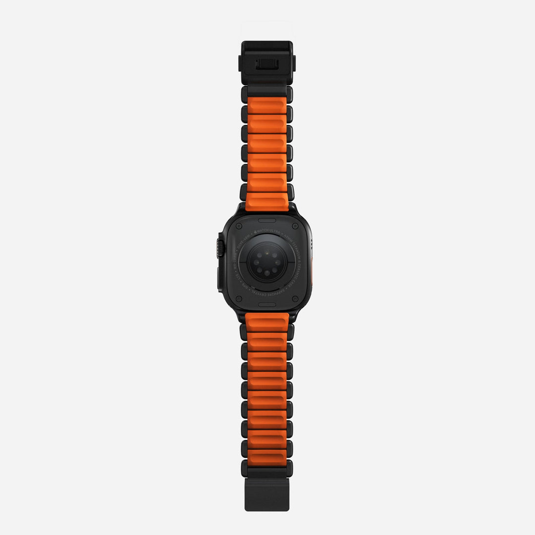 Nomad - Stratos Band - Black Titanium - Ultra Orange FKM 45 / 46 / 49 mm