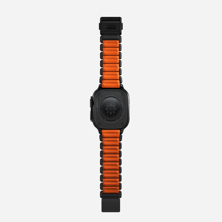 Nomad - Stratos Band - Black Titanium - Ultra Orange FKM 45 / 46 / 49 mm