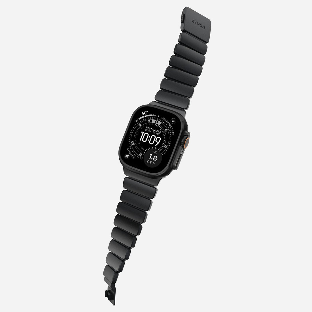 Nomad - Stratos Band - Black Titanium - Black FKM 45 / 46 / 49 mm