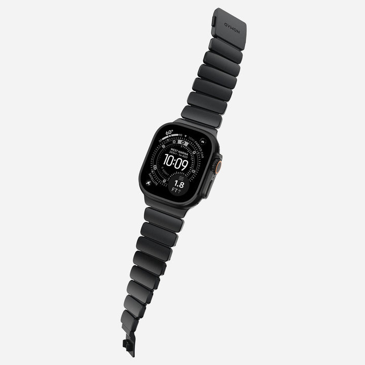 Nomad - Stratos Band - Black Titanium - Black FKM 45 / 46 / 49 mm