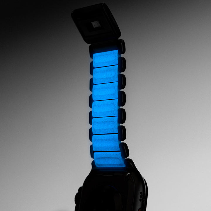 Nomad - Stratos Band - Black Titanium - Icy Blow Glow 44mm 45mm 46mm 49mm