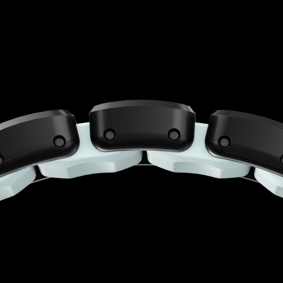 Nomad - Stratos Band - Black Titanium - Icy Blow Glow 44mm 45mm 46mm 49mm