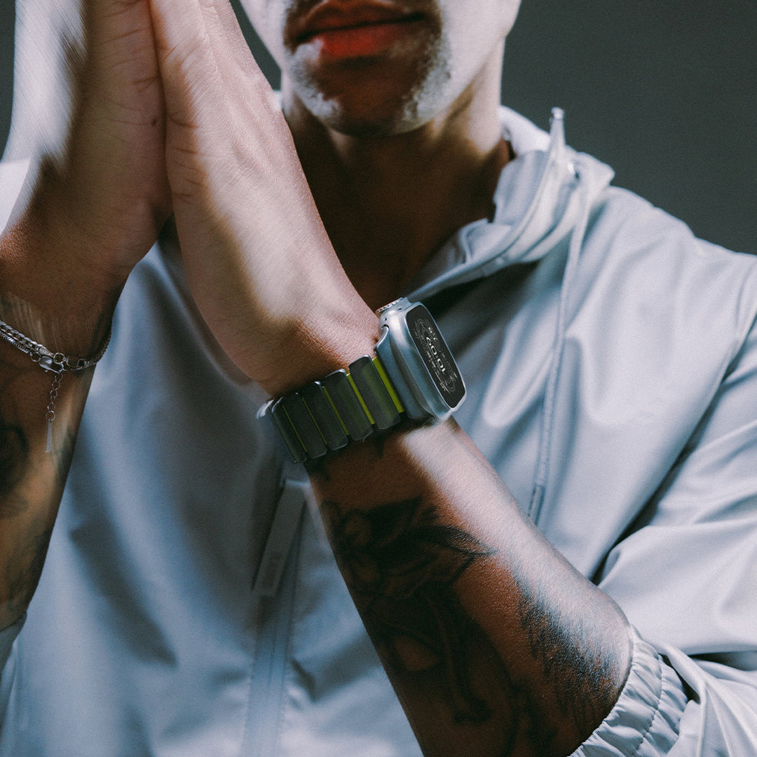 Nomad - Stratos Band - Natural Titanium - Volt FKM 45 / 46 / 49 mm