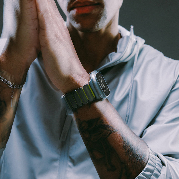 Nomad - Stratos Band - Natural Titanium - Volt FKM 45 / 46 / 49 mm