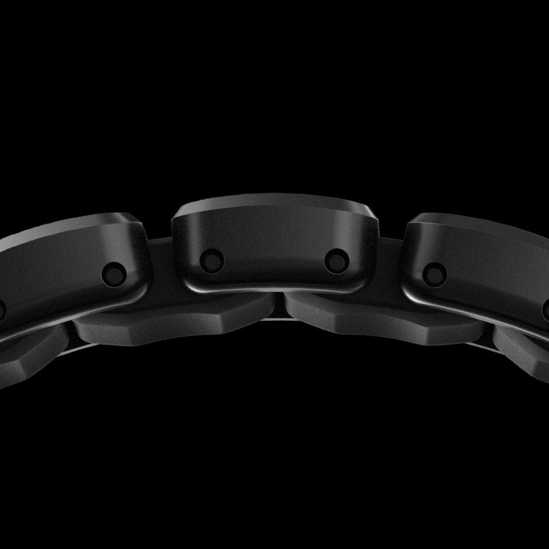 Nomad - Stratos Band - Black Titanium - Black FKM 45 / 46 / 49 mm