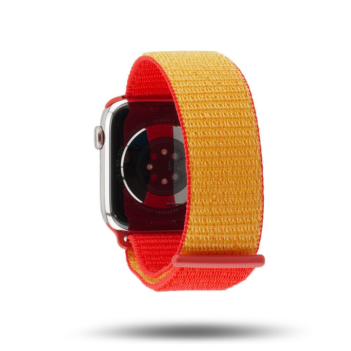 Boucle sport nylon tissé Edition Pays - Bracelet Sport Apple Watch - Espagne 42 mm