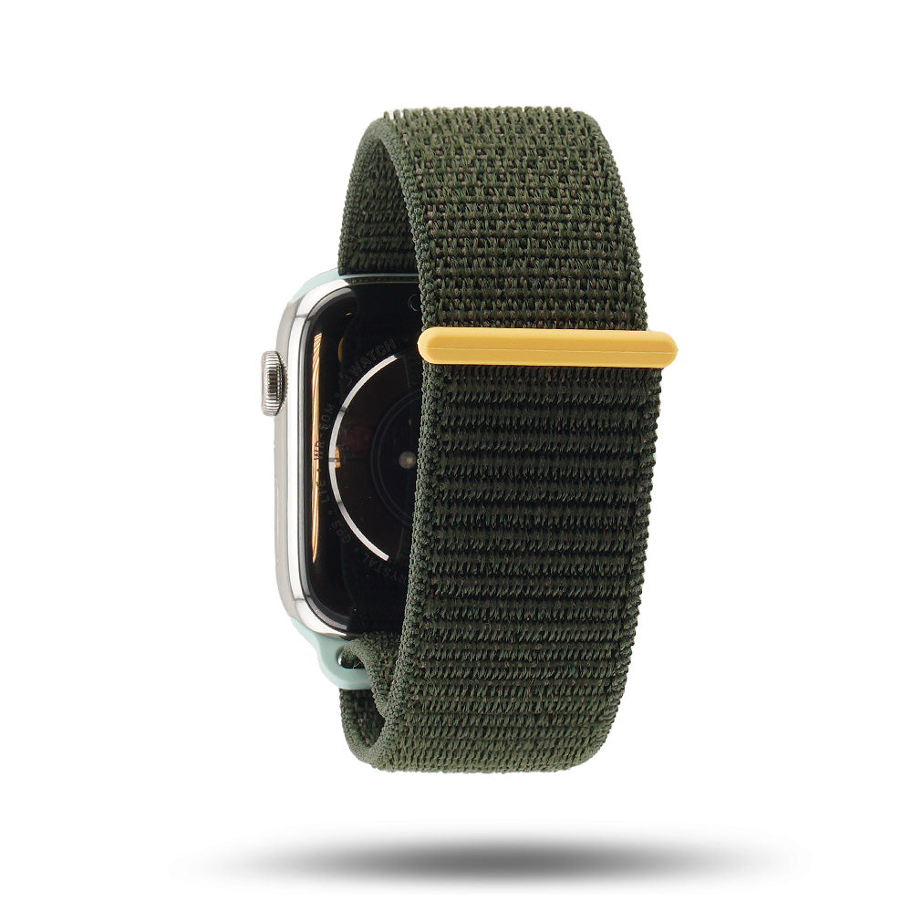 Boucle sport nylon tissé - Automne 2023 - Apple Watch - Cyprès 46 / 49 mm