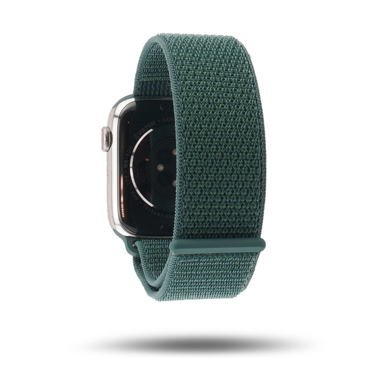 Boucle Sport Apple Watch nylon tissé - Nouvelle collection - Vert lacustre 46 / 49 mm