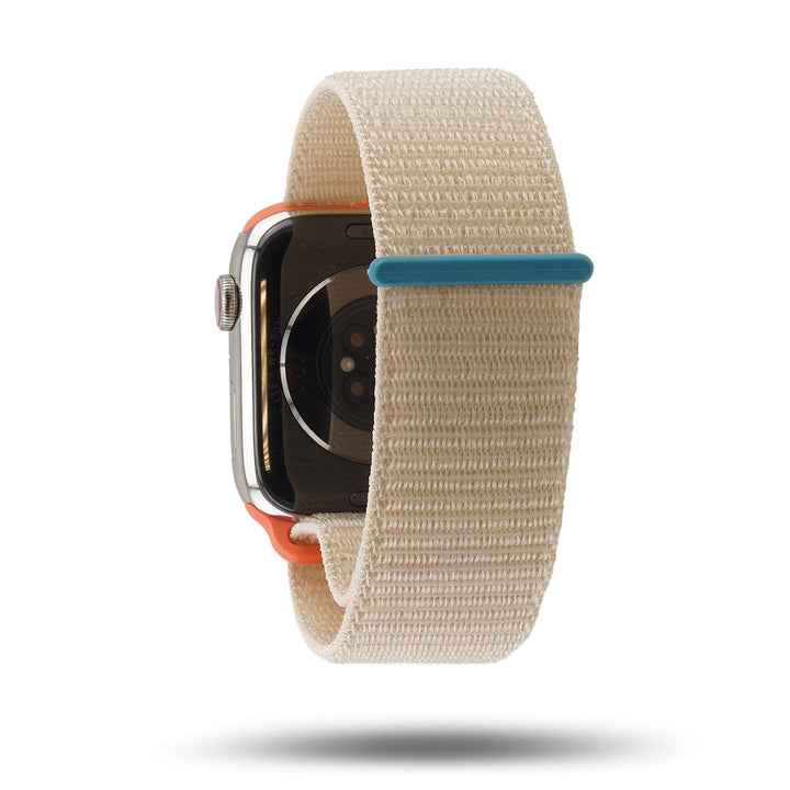 Boucle sport nylon tissé - Automne 2023 - Apple Watch - Lumière stellaire 46 / 49 mm